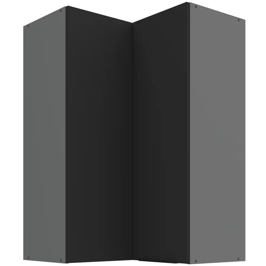 Kuchynská skrinka Aria-BL/ANT anti fingerprint 60X60 GN-90 2F (90°)