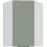 Kuchynská skrinka Aria-SA/WH anti fingerprint 60X60 GN-90 1F (45°)
