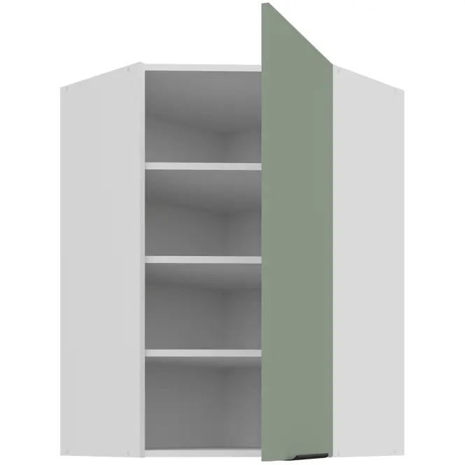 Kuchynská skrinka Aria-SA/WH anti fingerprint 60X60 GN-90 1F (45°)