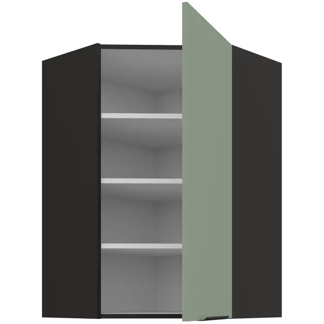 Kuchynská skrinka Aria-SA/BL anti fingerprint 60X60 GN-90 1F (45°)