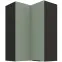 Kuchynská skrinka Aria-SA/BL anti fingerprint 60X60 GN-90 2F (90°)