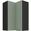 Kuchynská skrinka Aria-SA/BL anti fingerprint 60X60 GN-90 2F (90°)