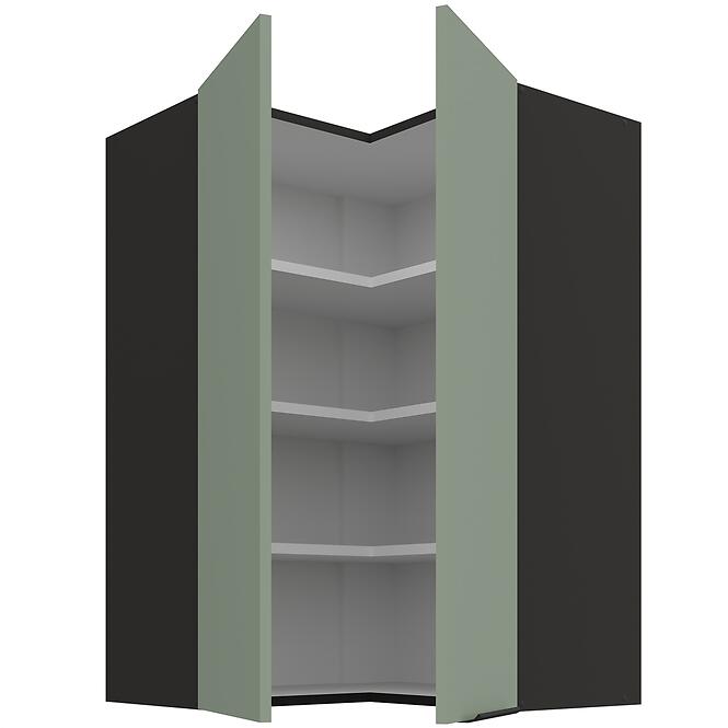 Kuchynská skrinka Aria-SA/BL anti fingerprint 60X60 GN-90 2F (90°),2