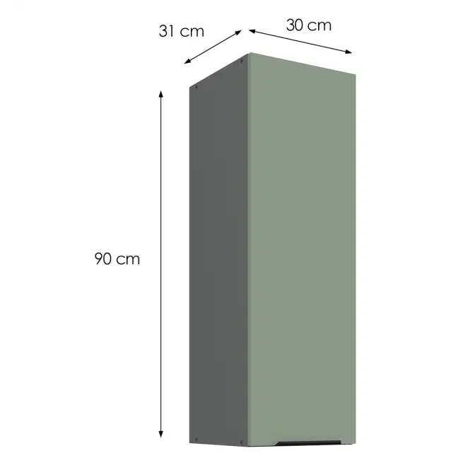 Kuchynská skrinka Aria-SA/ANT anti fingerprint 30G-90 1F