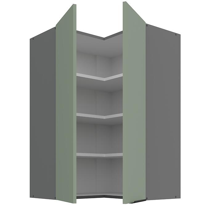Kuchynská skrinka Aria-SA/ANT anti fingerprint 60X60 GN-90 2F (90°),2