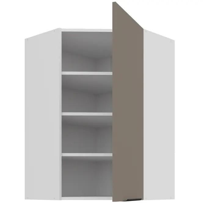 Kuchynská skrinka Aria-TA/WH anti fingerprint 60X60 GN-90 1F (45°)