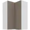 Kuchynská skrinka Aria-TA/WH anti fingerprint 60X60 GN-90 2F (90°)