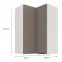 Kuchynská skrinka Aria-TA/WH anti fingerprint 60X60 GN-90 2F (90°),3