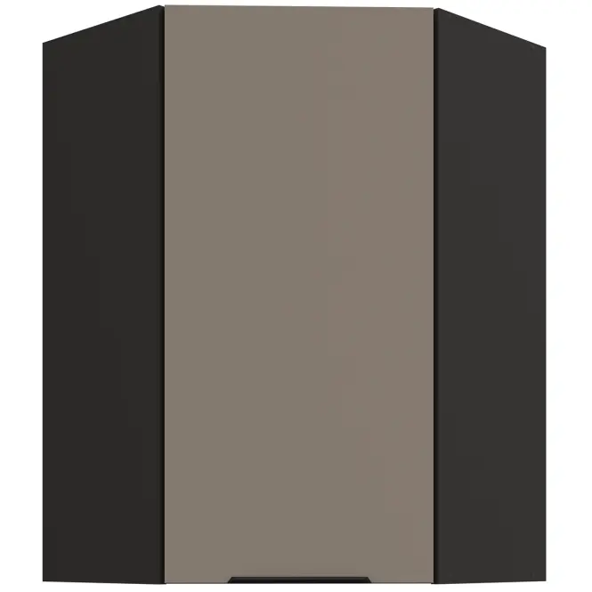 Kuchynská skrinka Aria-TA/BL anti fingerprint 60X60 GN-90 1F (45°)
