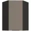 Kuchynská skrinka Aria-TA/BL anti fingerprint 60X60 GN-90 1F (45°)