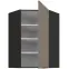 Kuchynská skrinka Aria-TA/BL anti fingerprint 60X60 GN-90 1F (45°),2