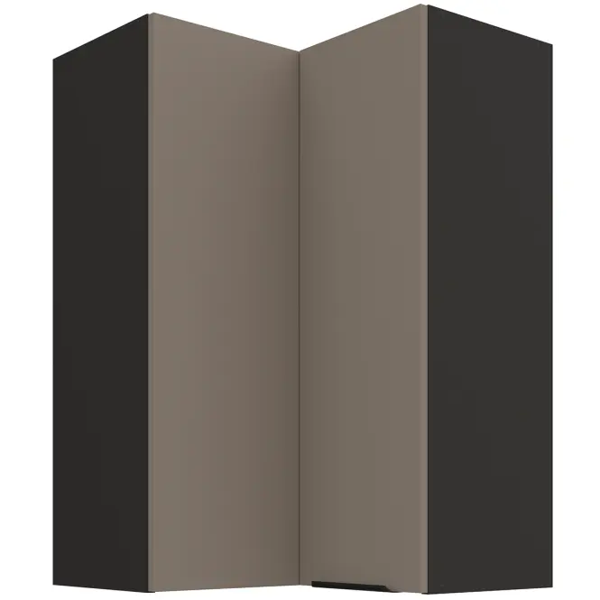 Kuchynská skrinka Aria-TA/BL anti fingerprint 60X60 GN-90 2F (90°)