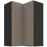 Kuchynská skrinka Aria-TA/BL anti fingerprint 60X60 GN-90 2F (90°)