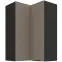 Kuchynská skrinka Aria-TA/BL anti fingerprint 60X60 GN-90 2F (90°)