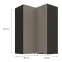Kuchynská skrinka Aria-TA/BL anti fingerprint 60X60 GN-90 2F (90°),3