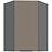 Kuchynská skrinka Aria-TA/ANT anti fingerprint 60X60 GN-90 1F (45°)