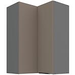 Kuchynská skrinka Aria-TA/ANT anti fingerprint 60X60 GN-90 2F (90°)
