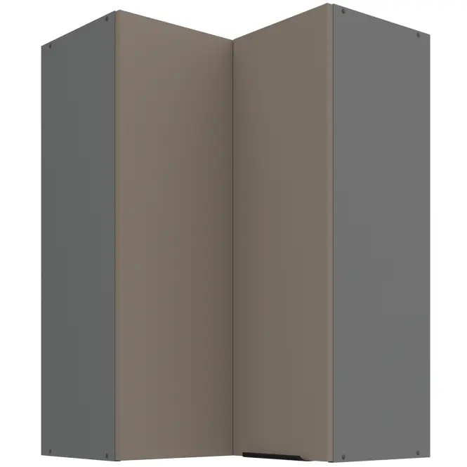 Kuchynská skrinka Aria-TA/ANT anti fingerprint 60X60 GN-90 2F (90°)