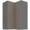 Kuchynská skrinka Aria-TA/ANT anti fingerprint 60X60 GN-90 2F (90°)