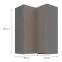 Kuchynská skrinka Aria-TA/ANT anti fingerprint 60X60 GN-90 2F (90°),3