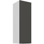 Kuchynská skrinka Aria-GR/WH anti fingerprint 30G-90 1F