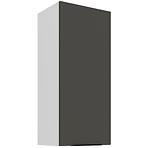 Kuchynská skrinka Aria-GR/WH anti fingerprint 40G-90 1F