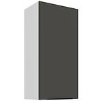 Kuchynská skrinka Aria-GR/WH anti fingerprint 45G-90 1F