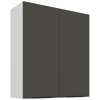 Kuchynská skrinka Aria-GR/WH anti fingerprint 80G-90 2F