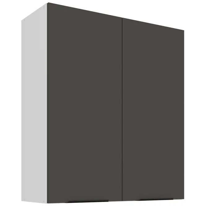 Kuchynská skrinka Aria-GR/WH anti fingerprint 80G-90 2F