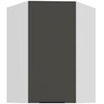 Kuchynská skrinka Aria-GR/WH anti fingerprint 60X60 GN-90 1F (45°)
