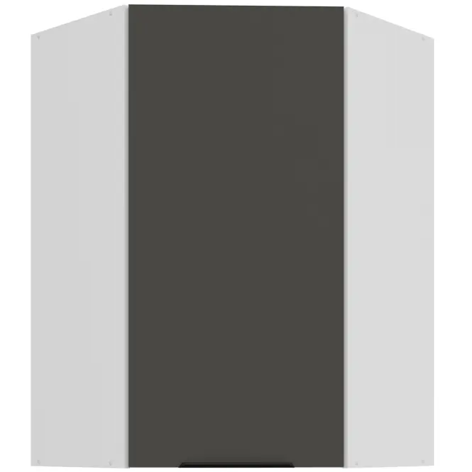 Kuchynská skrinka Aria-GR/WH anti fingerprint 60X60 GN-90 1F (45°)