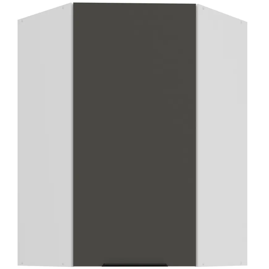 Kuchynská skrinka Aria-GR/WH anti fingerprint 60X60 GN-90 1F (45°)