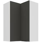 Kuchynská skrinka Aria-GR/WH anti fingerprint 60X60 GN-90 2F (90°)