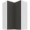 Kuchynská skrinka Aria-GR/WH anti fingerprint 60X60 GN-90 2F (90°)
