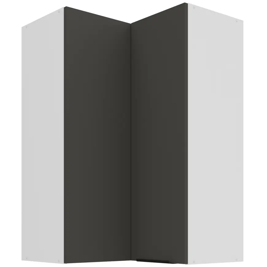 Kuchynská skrinka Aria-GR/WH anti fingerprint 60X60 GN-90 2F (90°)