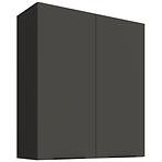 Kuchynská skrinka Aria-GR/BL anti fingerprint 80G-90 2F