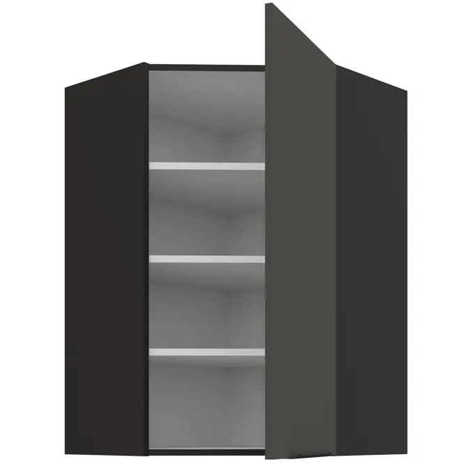Kuchynská skrinka Aria-GR/BL anti fingerprint 60X60 GN-90 1F (45°)