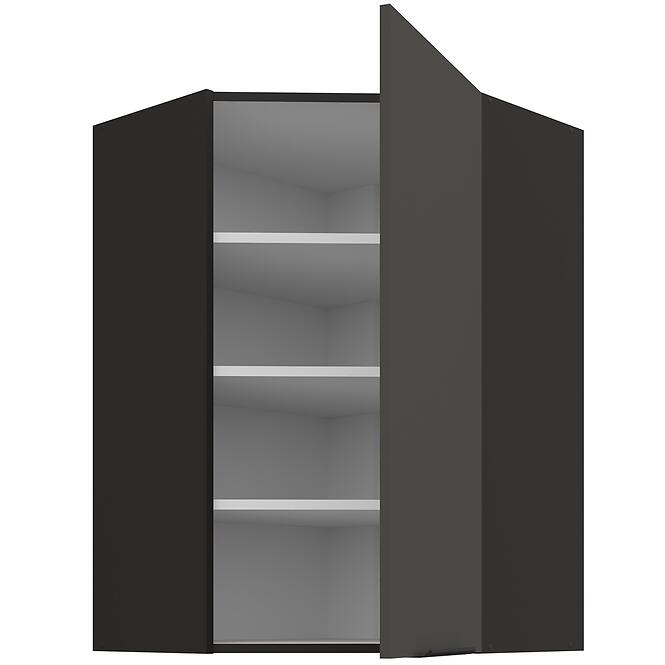 Kuchynská skrinka Aria-GR/BL anti fingerprint 60X60 GN-90 1F (45°),2