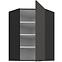 Kuchynská skrinka Aria-GR/BL anti fingerprint 60X60 GN-90 1F (45°),2