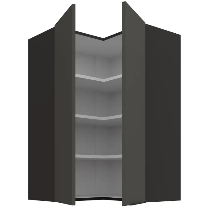 Kuchynská skrinka Aria-GR/BL anti fingerprint 60X60 GN-90 2F (90°)