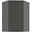 Kuchynská skrinka Aria-GR/ANT anti fingerprint 60X60 GN-90 1F (45°)