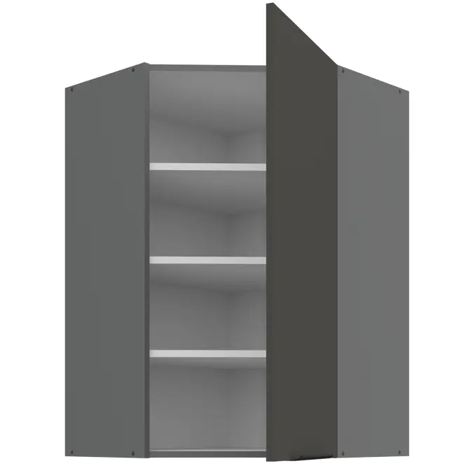 Kuchynská skrinka Aria-GR/ANT anti fingerprint 60X60 GN-90 1F (45°)