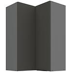 Kuchynská skrinka Aria-GR/ANT anti fingerprint 60X60 GN-90 2F (90°)