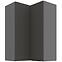 Kuchynská skrinka Aria-GR/ANT anti fingerprint 60X60 GN-90 2F (90°)