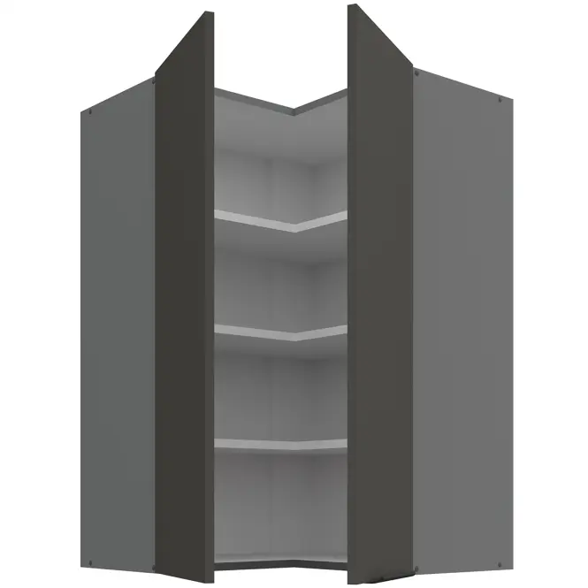 Kuchynská skrinka Aria-GR/ANT anti fingerprint 60X60 GN-90 2F (90°)