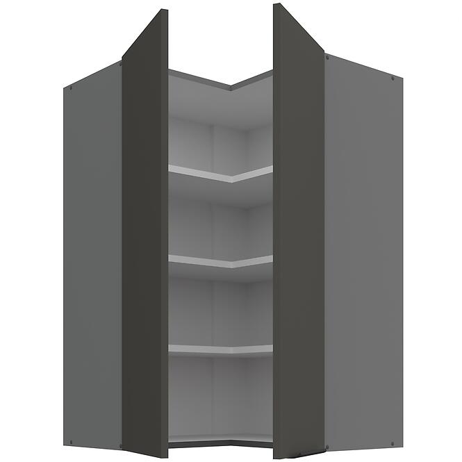 Kuchynská skrinka Aria-GR/ANT anti fingerprint 60X60 GN-90 2F (90°)