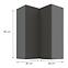 Kuchynská skrinka Aria-GR/ANT anti fingerprint 60X60 GN-90 2F (90°),3