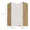 Kuchynská skrinka Aria-WH/AR anti fingerprint 60X60 GN-90 2F (90°),3