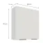 Kuchynská skrinka Aria-WH/WH anti fingerprint 80G-90 2F,3