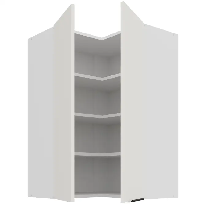 Kuchynská skrinka Aria-WH/WH anti fingerprint 60X60 GN-90 2F (90°)